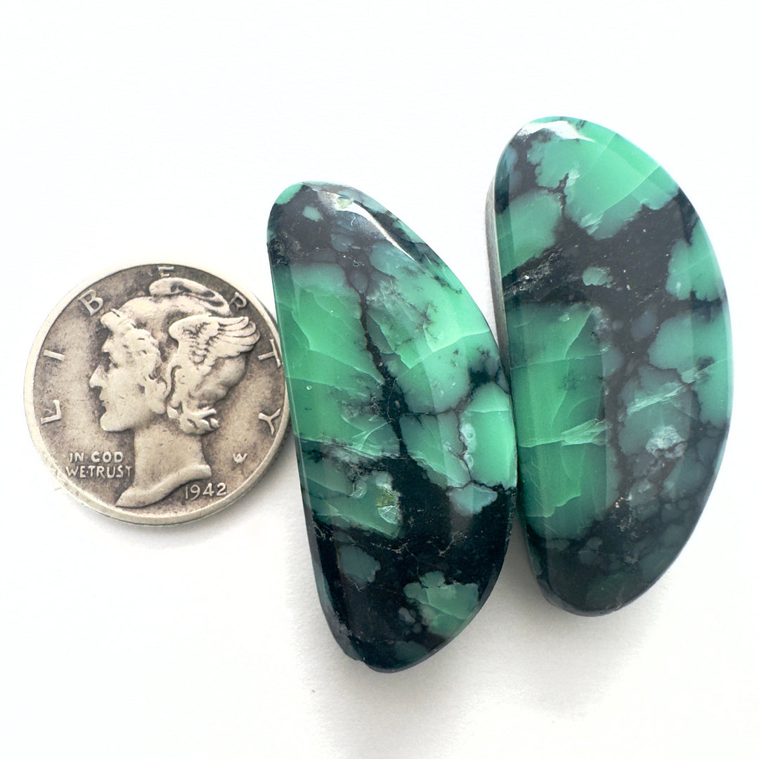 Black bridge variscite 38.3 carats