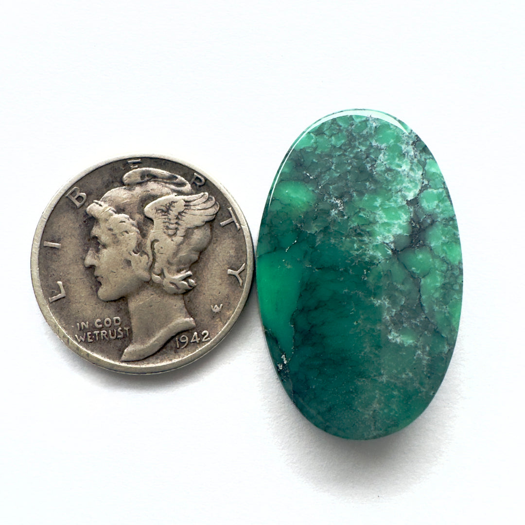 Black bridge variscite 16.7 carats