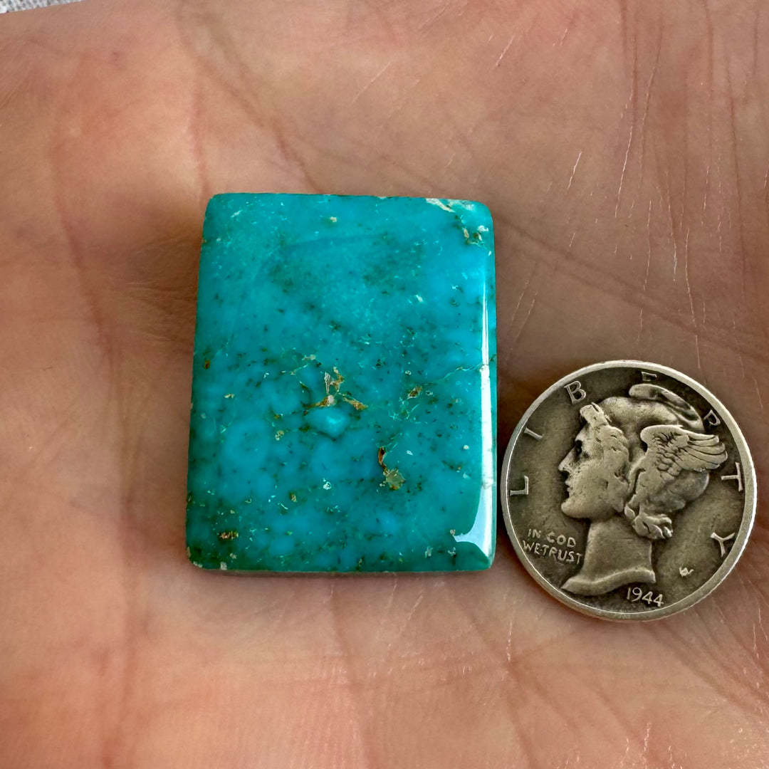 Natural Royston Turquoise Cabochon 35 carats