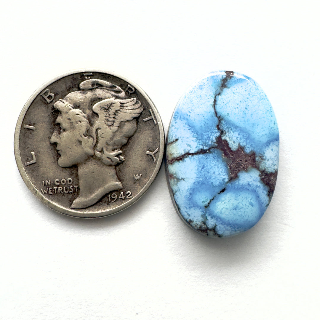 Natural lavender turquoise 9.15 carats