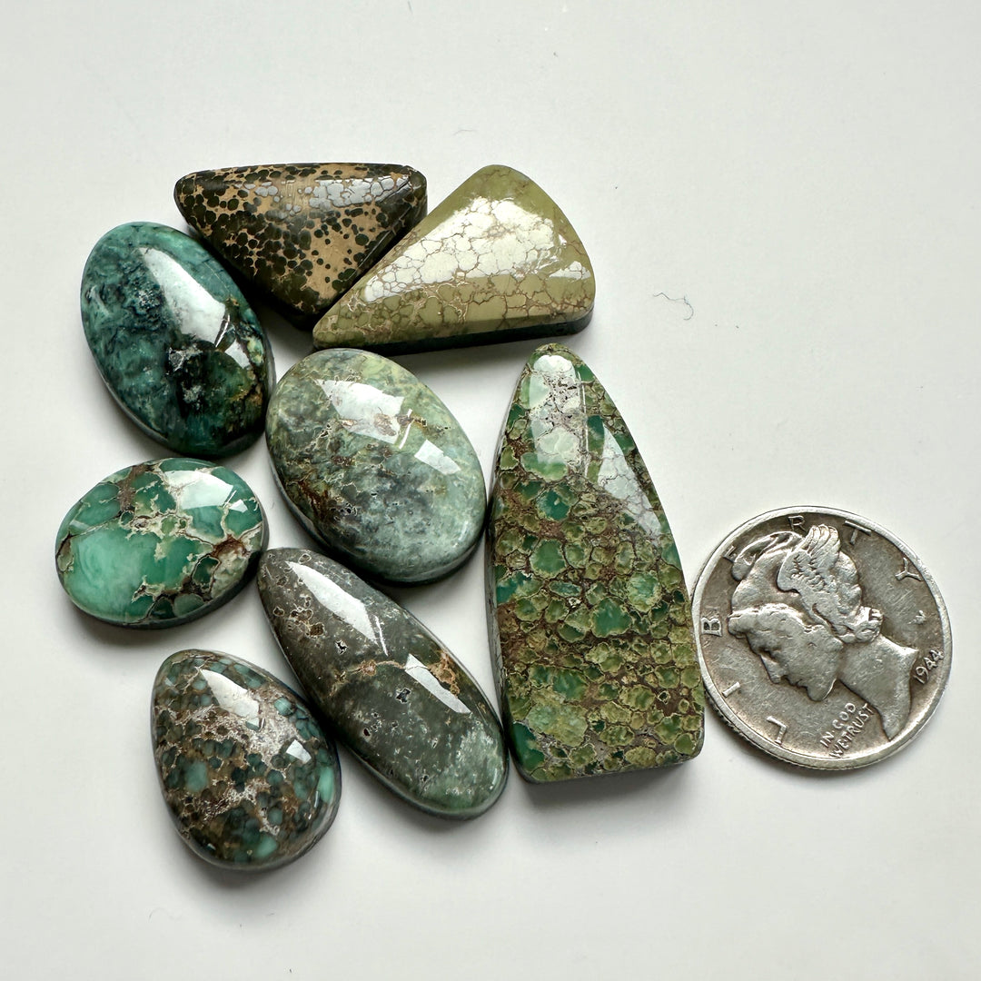Natural Damele Turquoise Collection 68 carats
