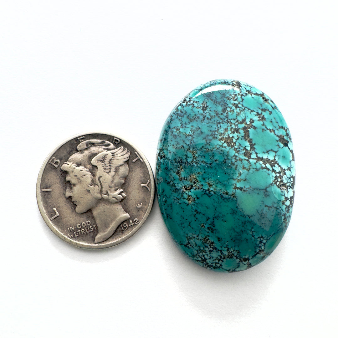Natural Cloud Mountain turquoise 30.7 carats