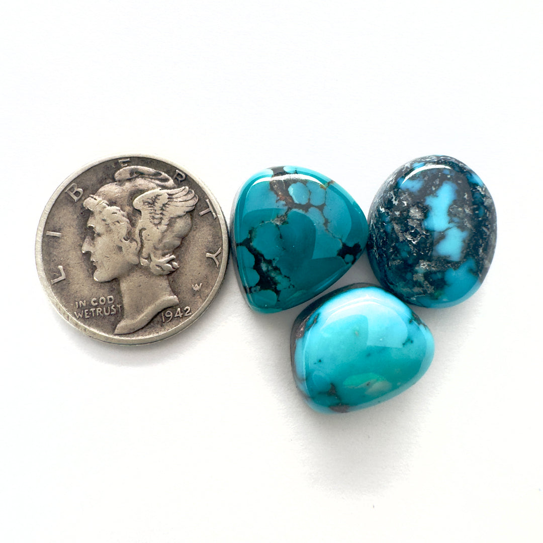Natural cloud mountain turquoise 20.95 carats 