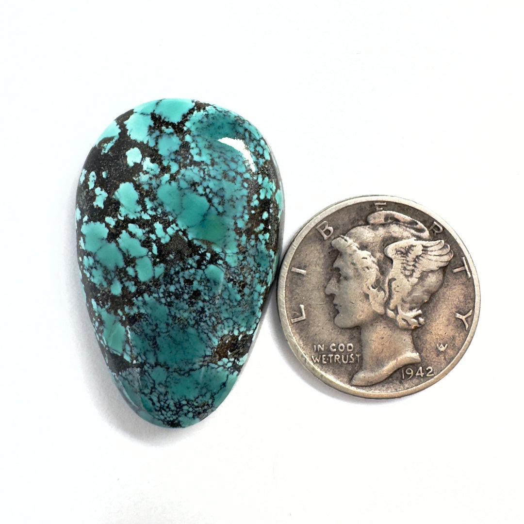 Natural cloud mountain Turquoise 24.3 carats