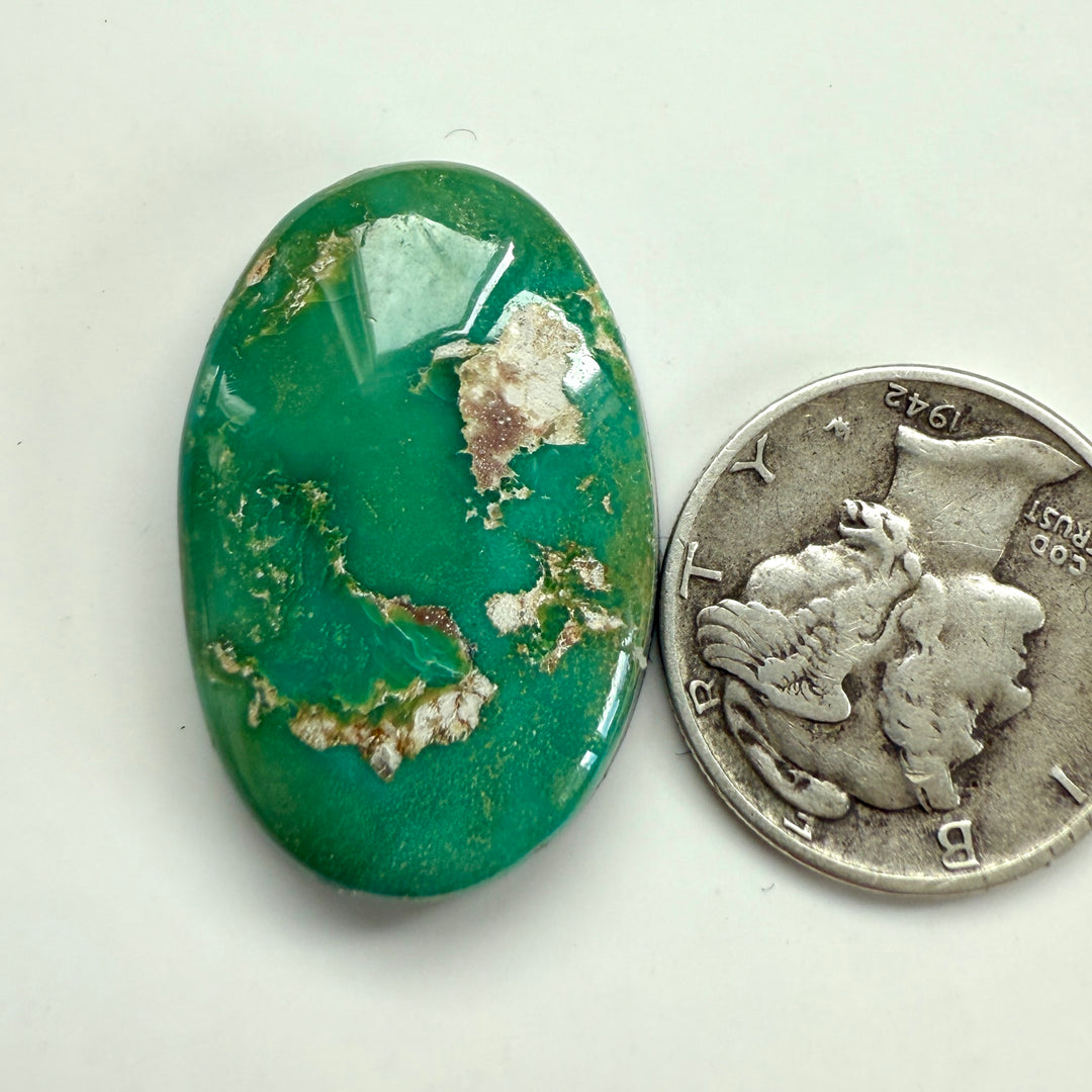 Natural Royston Turquoise Cabochon 18.45 carats