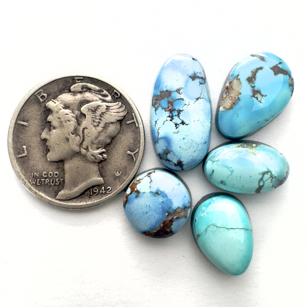 Natural lavender turquoise 14.1 carats