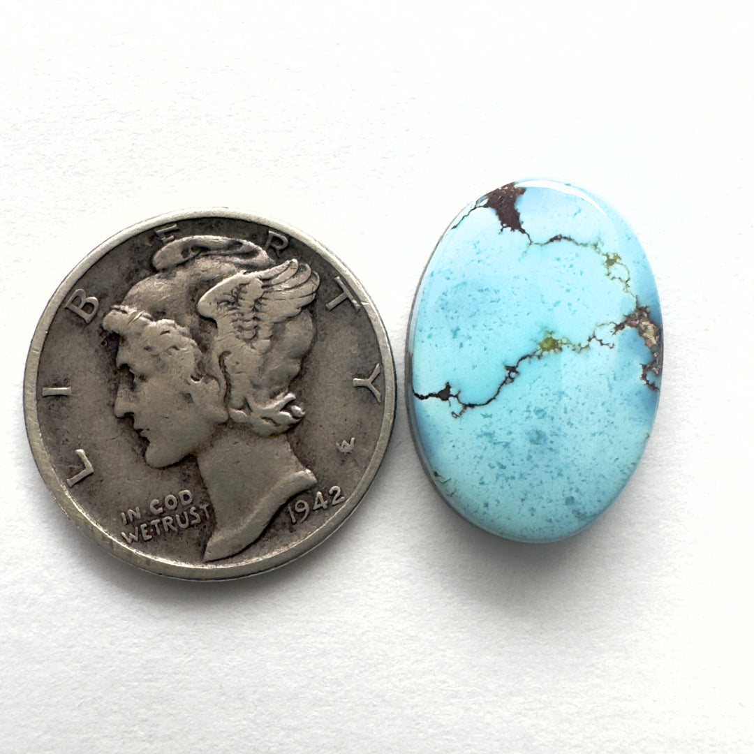 Natural lavender turquoise 7.15 carats