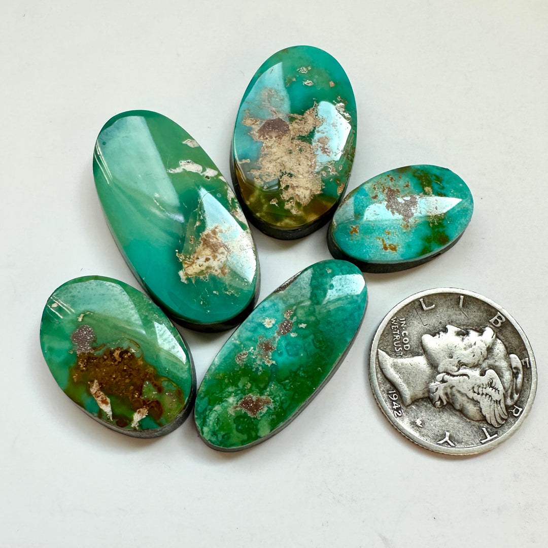 Natural Stone Mountain Turquoise Collection 58 Carats