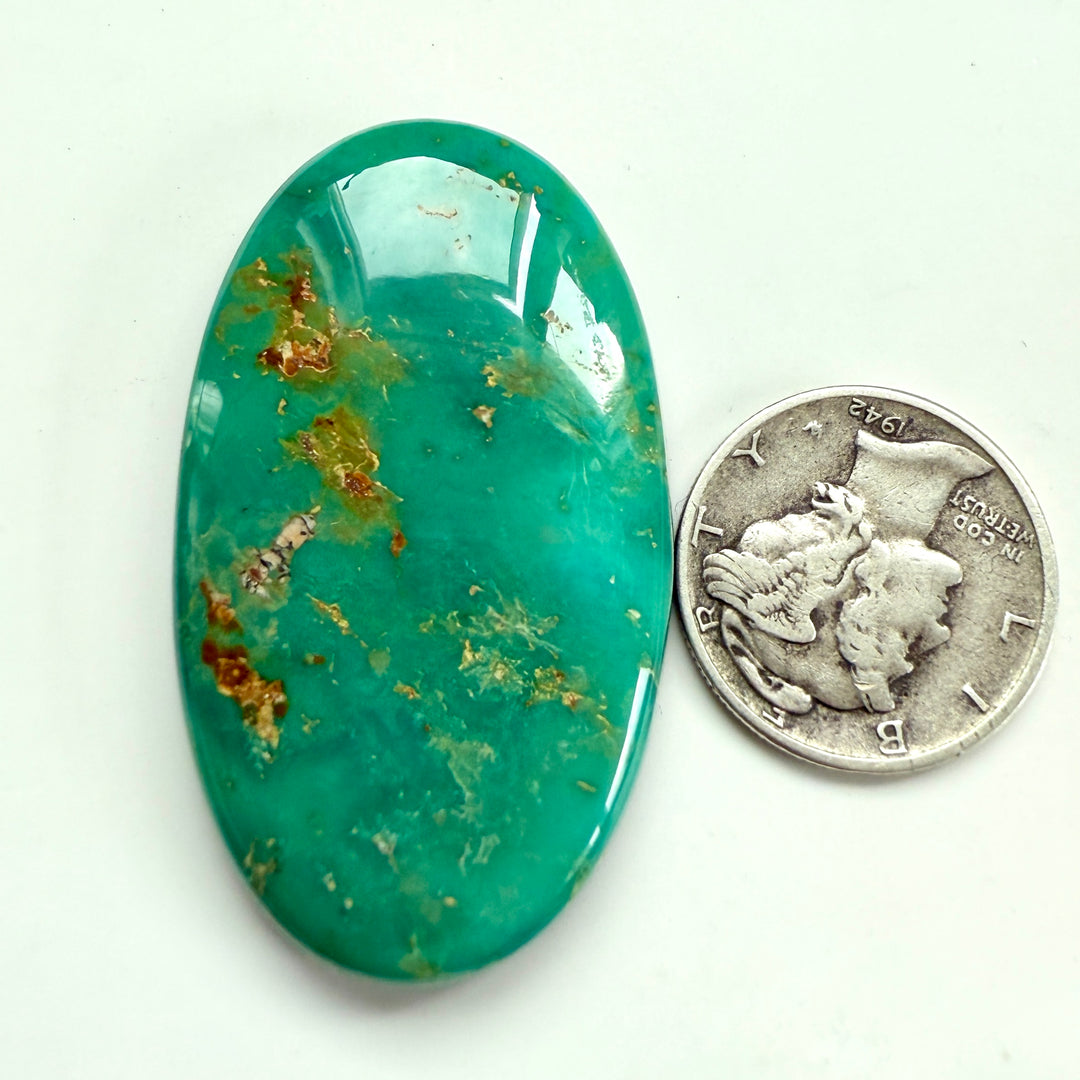 Natural Royston Turquoise Cabochon 44.55 carats