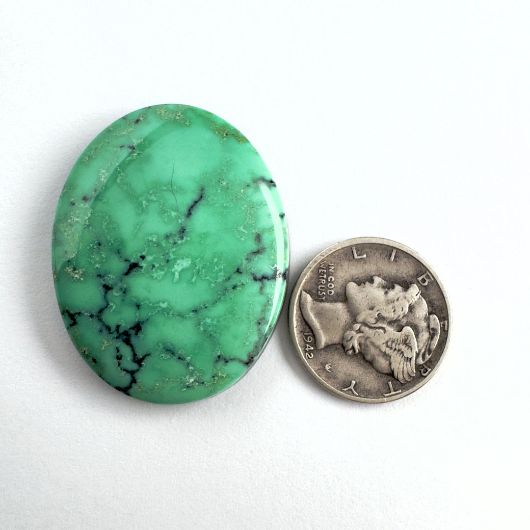 Natural New Lander Variscite cabochon 35.2 carats