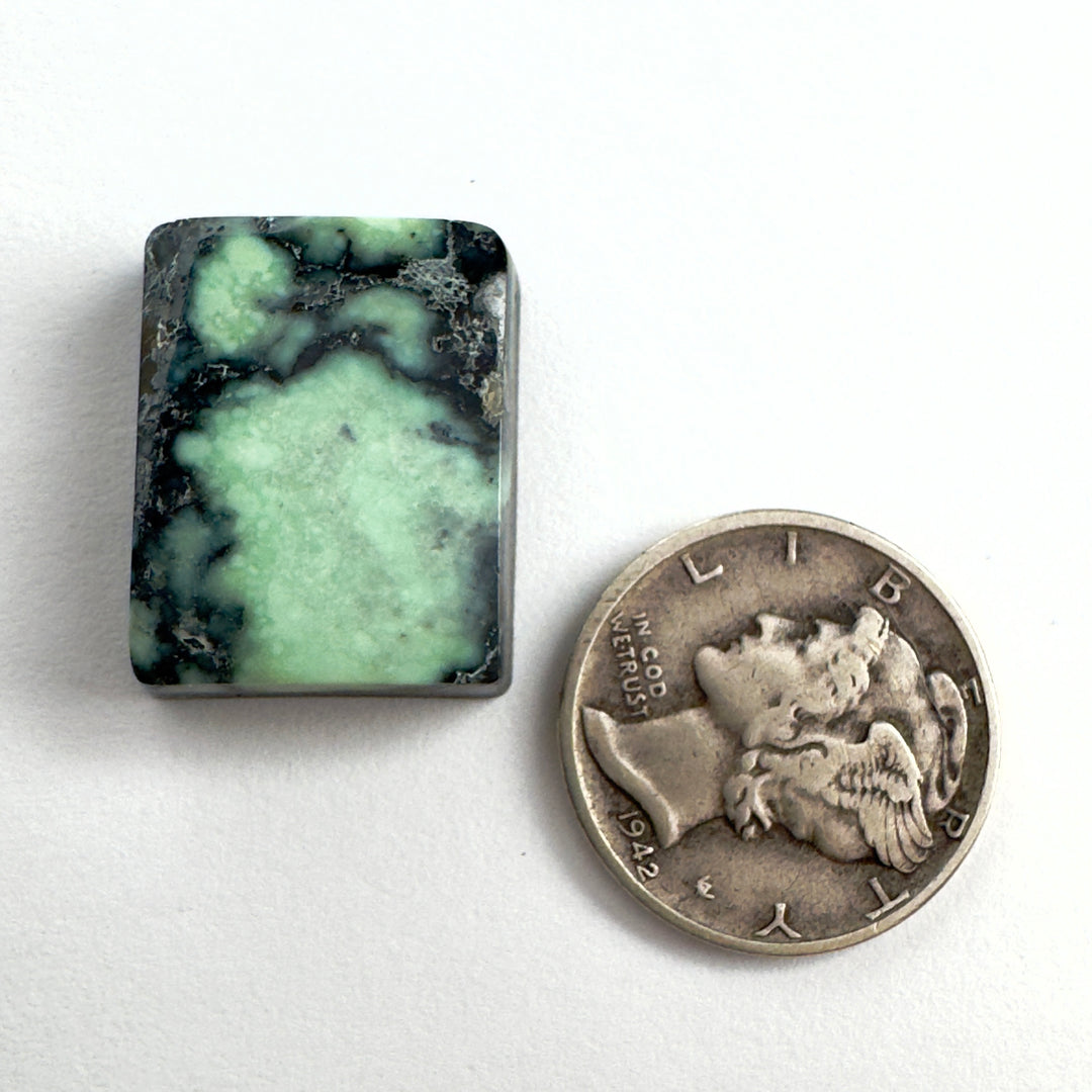 Natural New Lander Variscite cabochon 17.5 carats