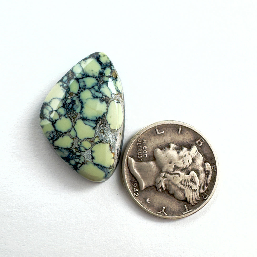 Natural New Lander Variscite cabochon 14 carats