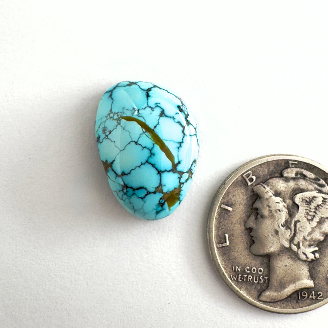 Natural #8 turquoise 10.6 carats
