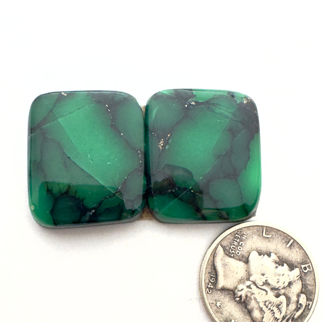 Black bridge variscite 33.75 carats