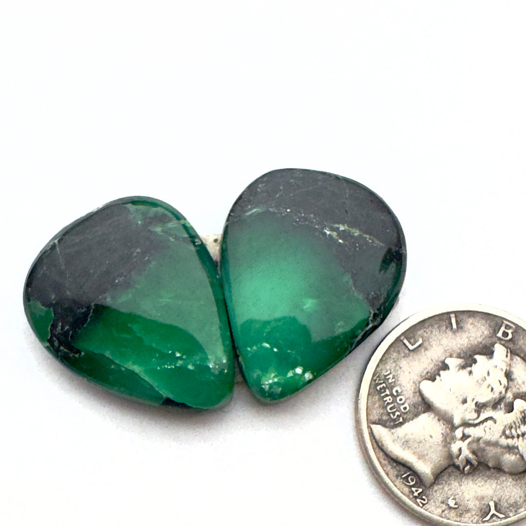 Black bridge variscite 16.75 carats