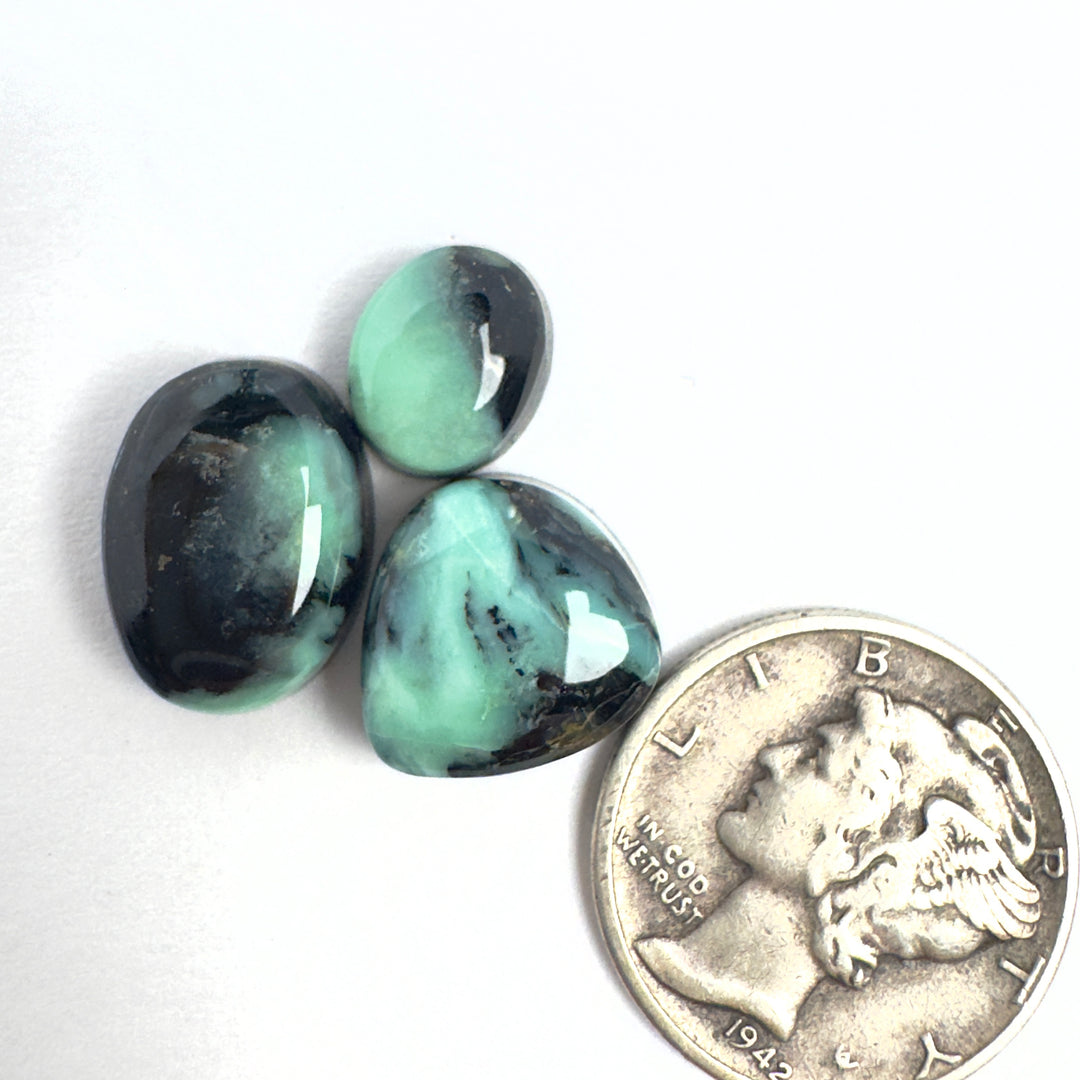Natural New Lander Variscite cabochons 11.45 carats