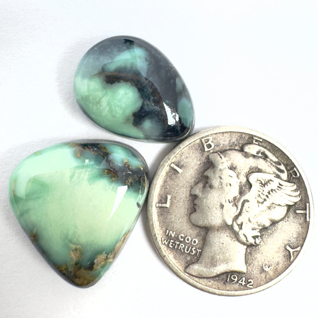Natural New Lander Variscite cabochons 14.2 carats