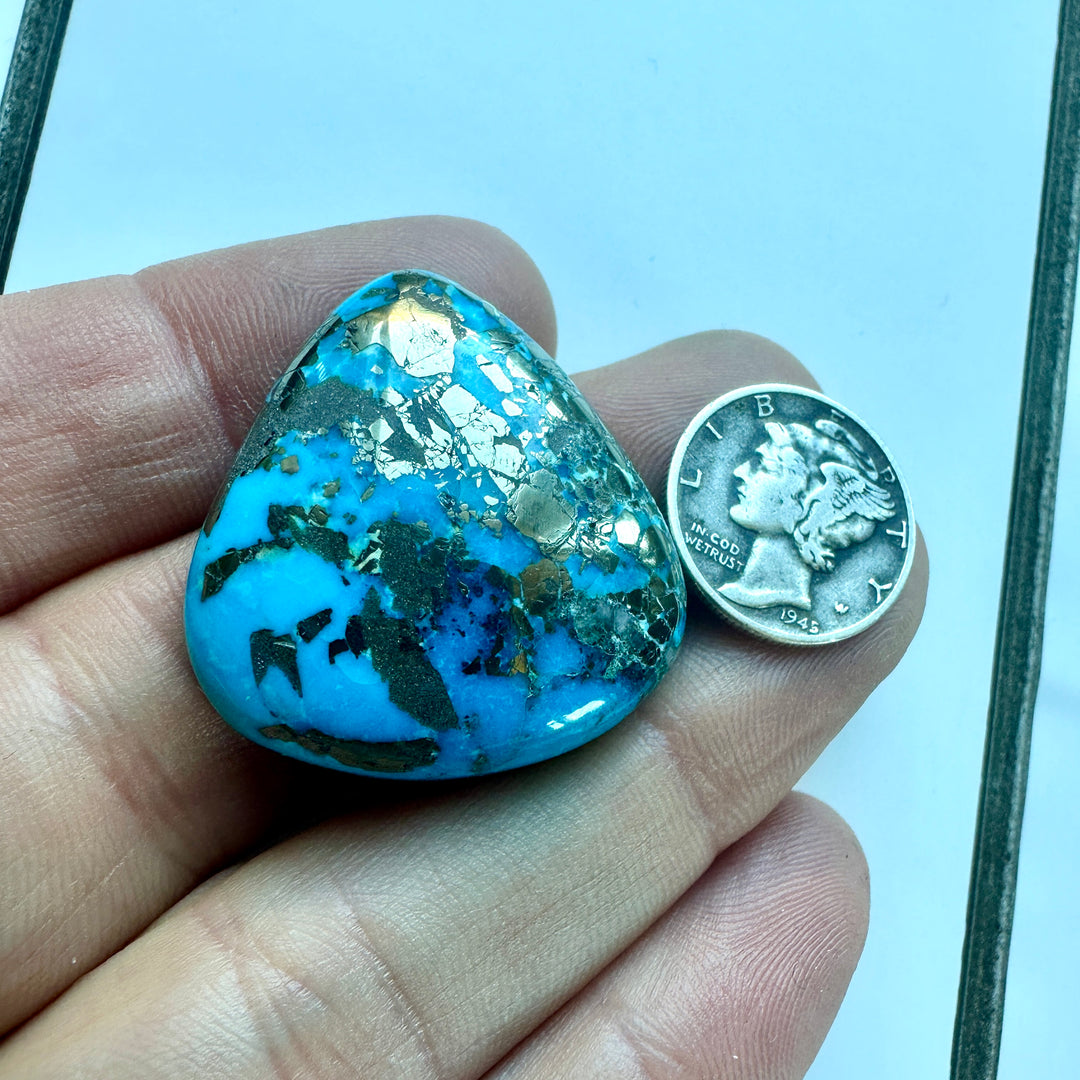 Ithaca Peak Turquoise 77 carats.
