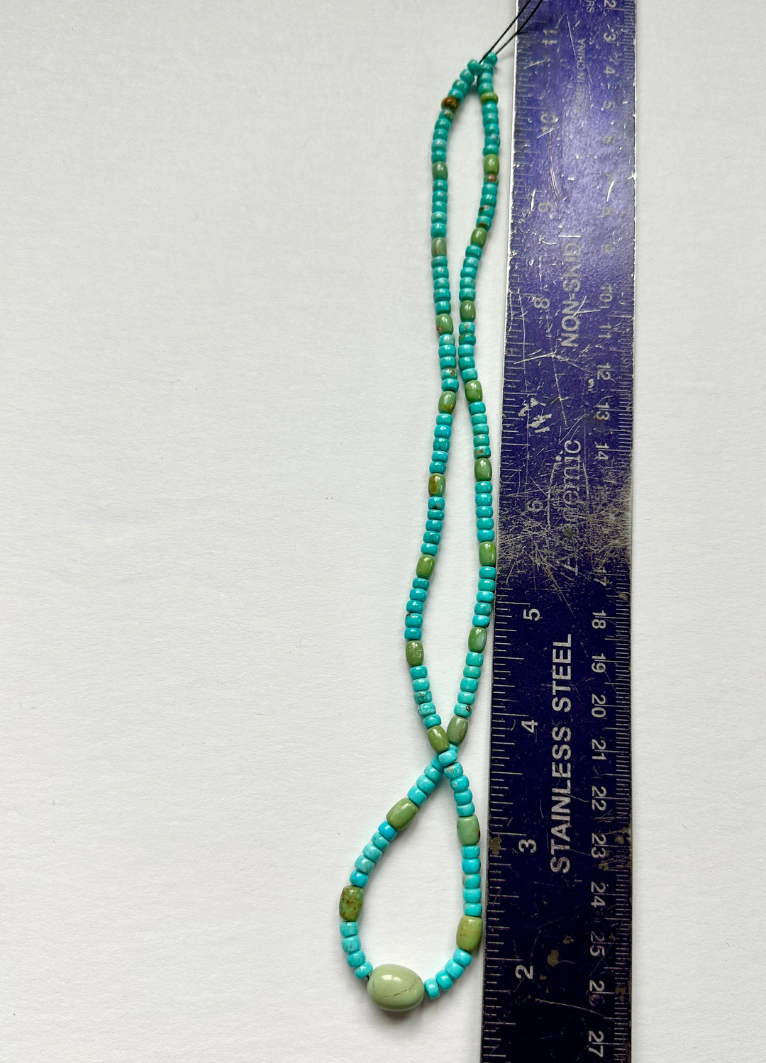 Carico Lake Turquoise Bead Strand 18"