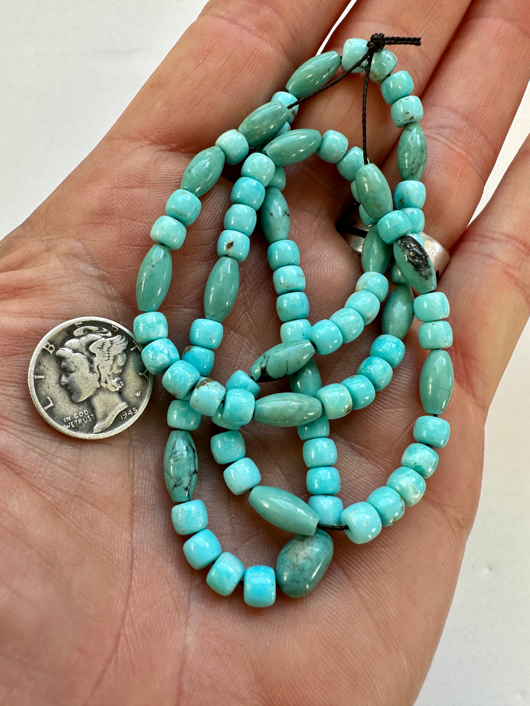 NaturalTurquoise Bead Strand