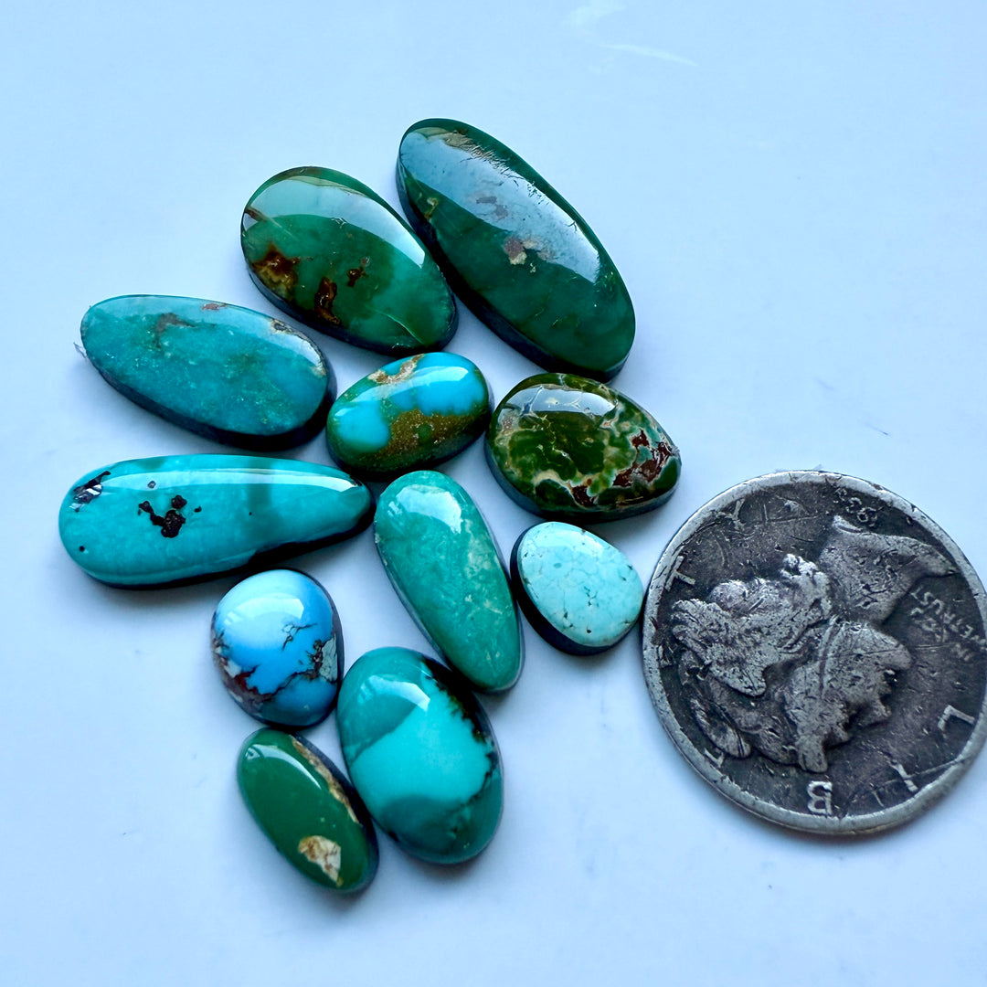Mixed Turquoise Littles 23.54 carats