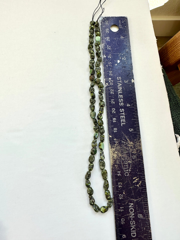 Natural Damele Turquoise Bead Strand 16"
