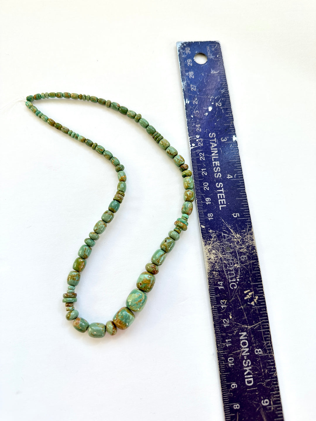 Natural Fox Turquoise Bead Strand