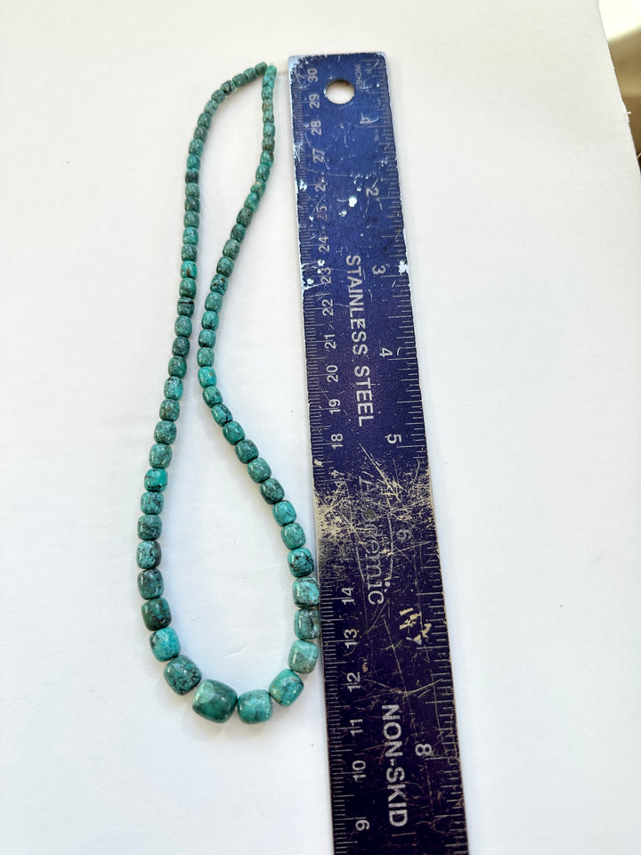 Natural Cloud Mountain Turquoise Bead Strand