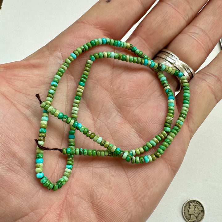 Sonoran Gold Turquoise 3mm Bead Strand