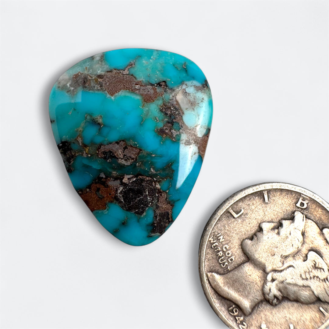 Natural Blue Gem turquoise 13.20 carats