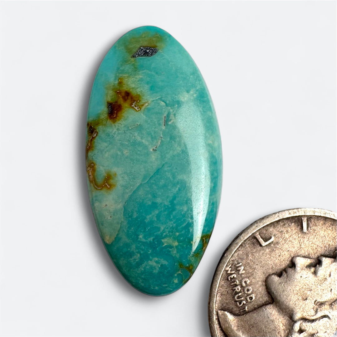 Natural Blue Gem turquoise 9.80 carats