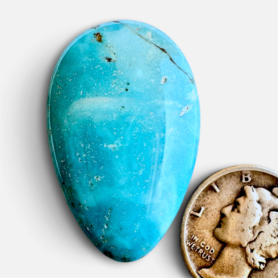 Natural Sleeping Beauty turquoise 30.45 carats 