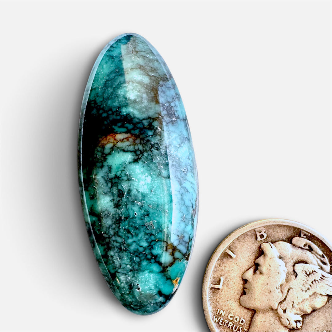Natural Cloud Mountain turquoise 22.85 carats