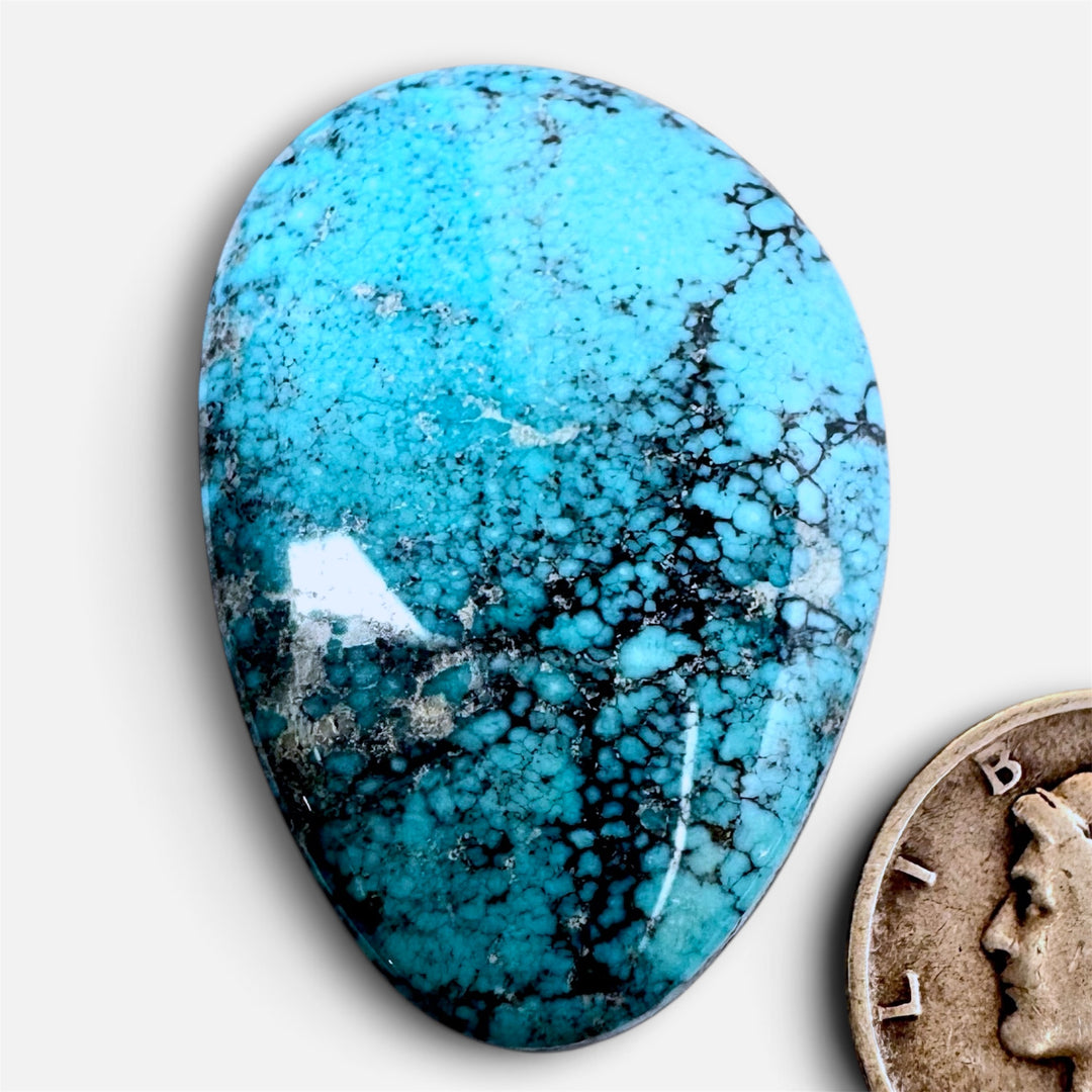 Natural Cloud Mountain turquoise 35.00 carats