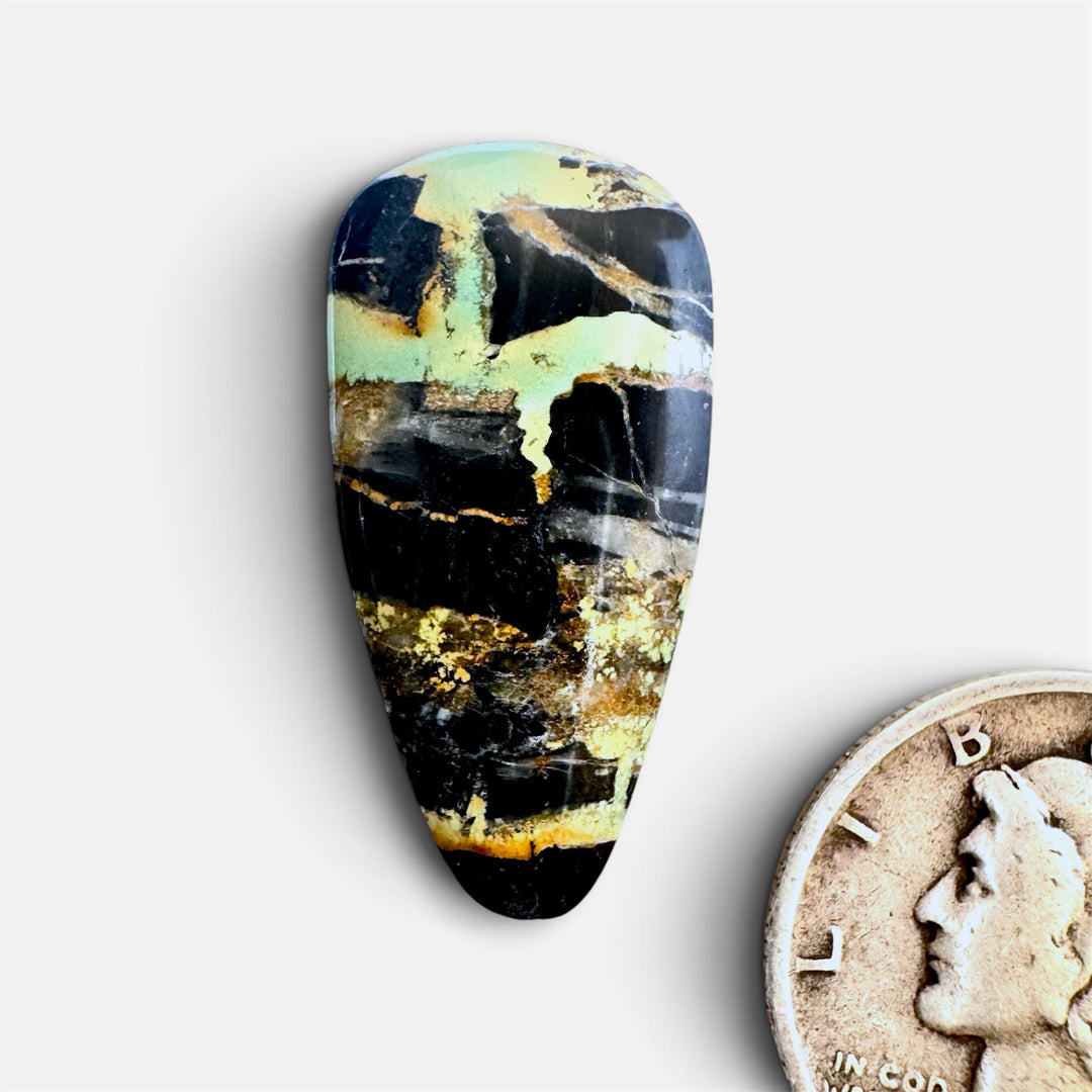 Natural Bamboo Mountain turquoise 11.25 carats 