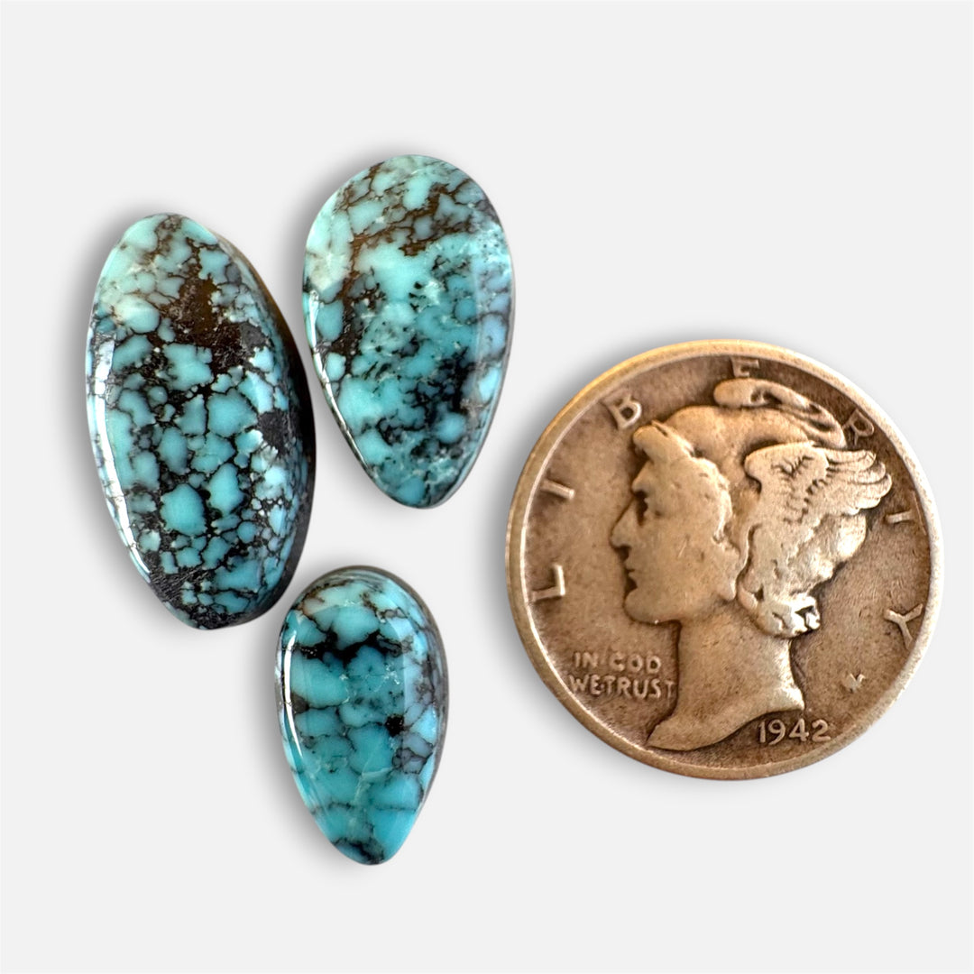 Natural Cloud Mountain turquoise 10.90 carats