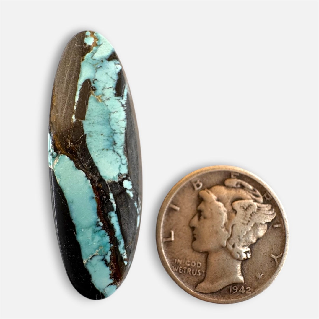 Natural Blackjack Turquoise 18.55 carats