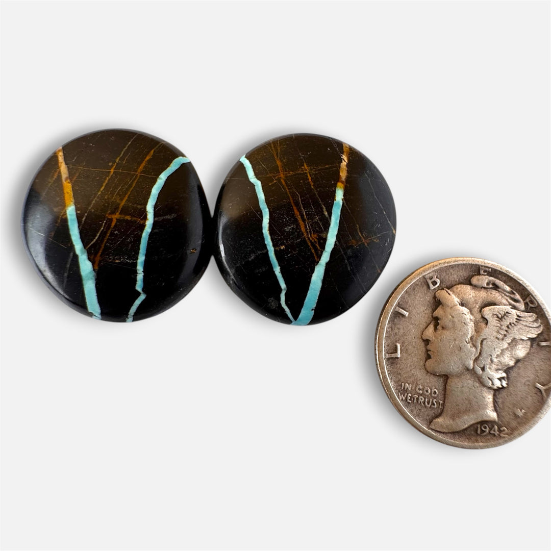 Natural Blackjack Turquoise 24.30 carats