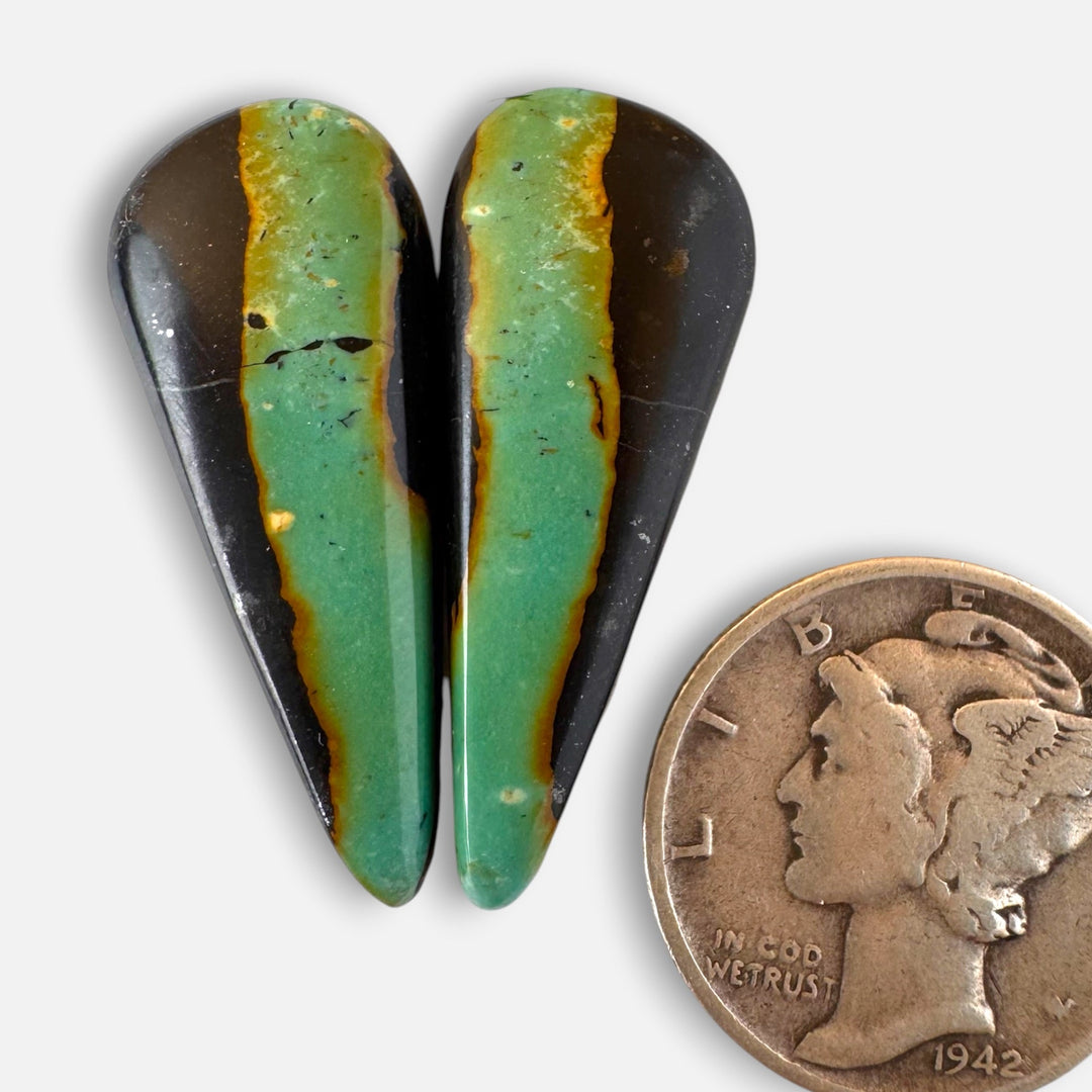 Natural Blackjack Turquoise 12.25 carats