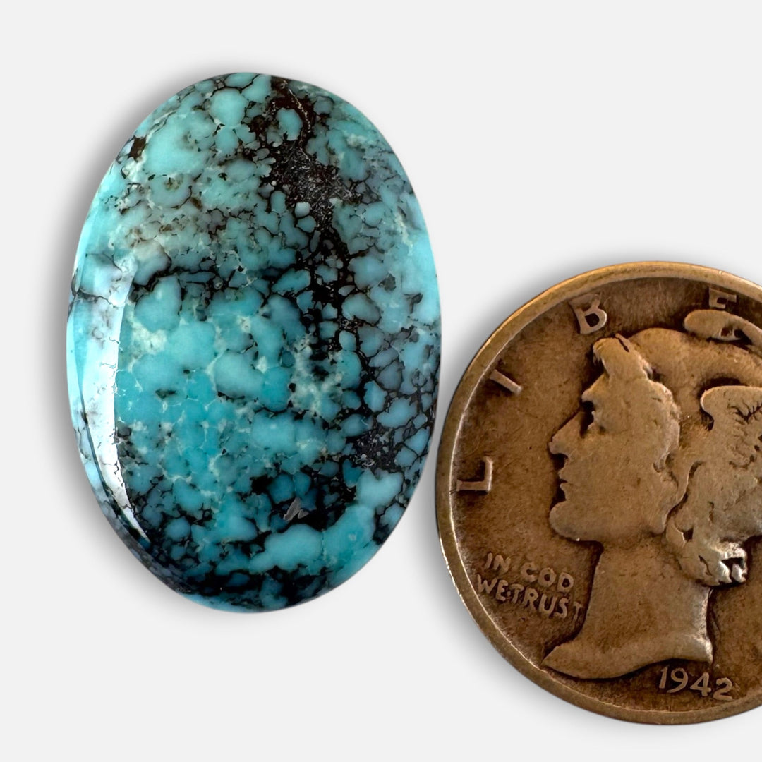 Natural Cloud Mountain turquoise 13.70 carats