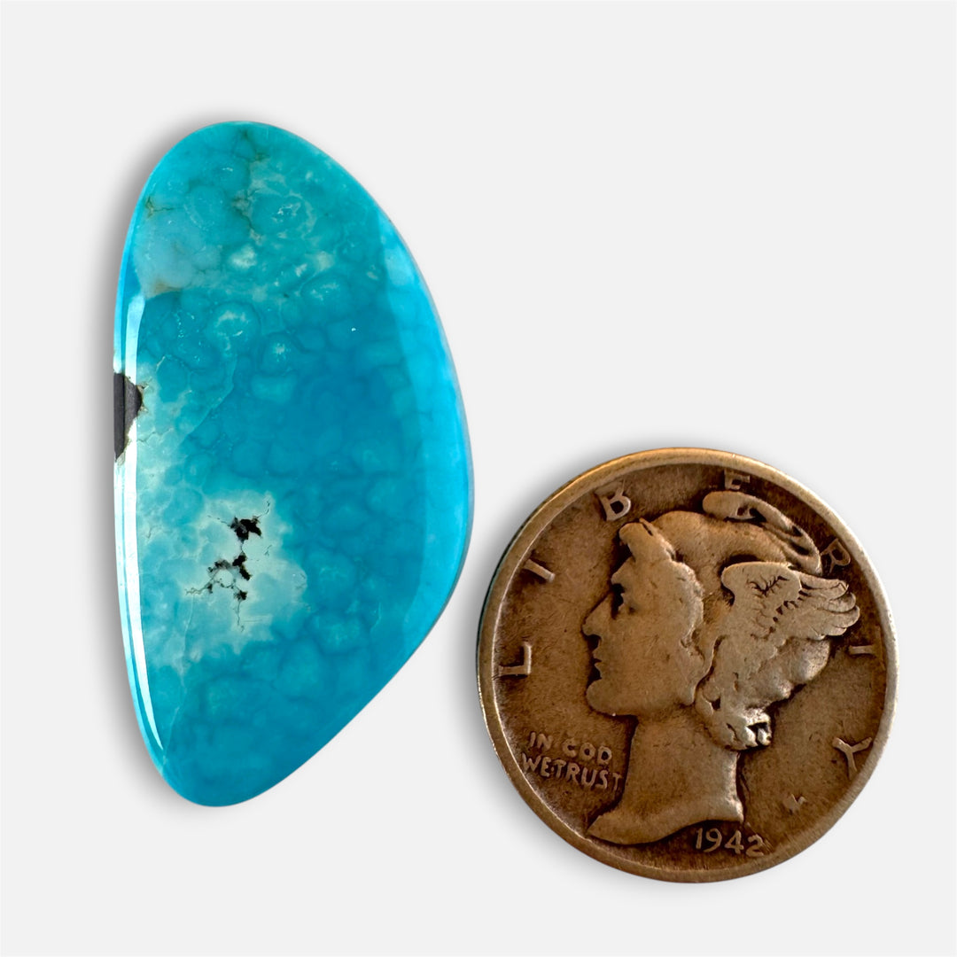 Natural Blue Moon turquoise 18.20 carats
