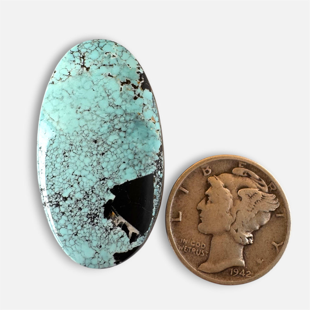 Natural Blue Moon turquoise 30.40 carats
