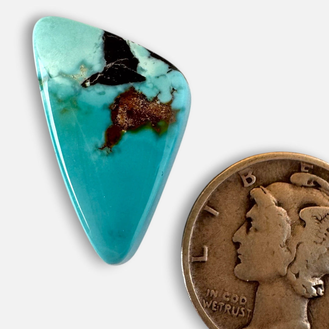 Natural Blue Moon turquoise 13.50 carats