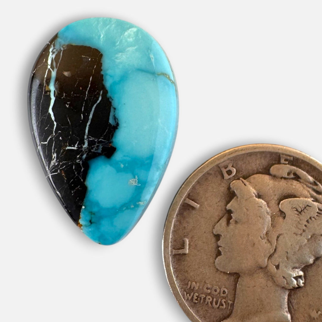 Natural Blue Moon turquoise 11.30 carats