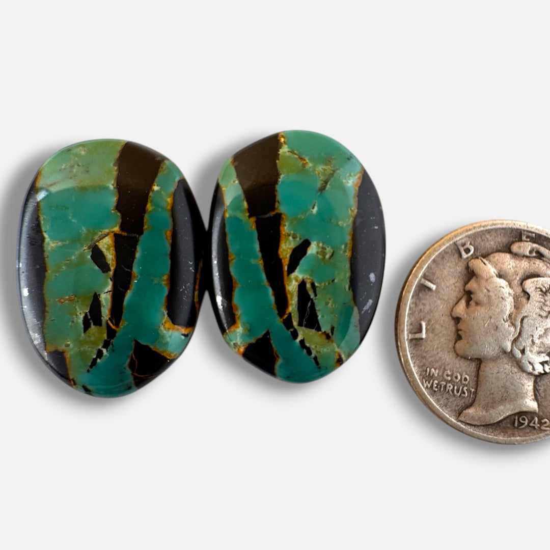 Natural Blackjack Turquoise 17.80 carats