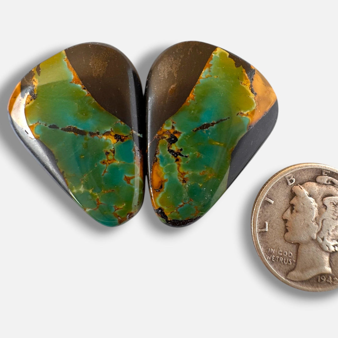 Natural Blackjack Turquoise 27.65 carats