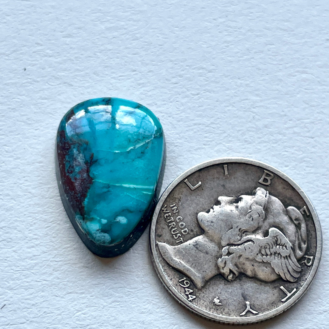 Natural Bisbee Turquoise Cab