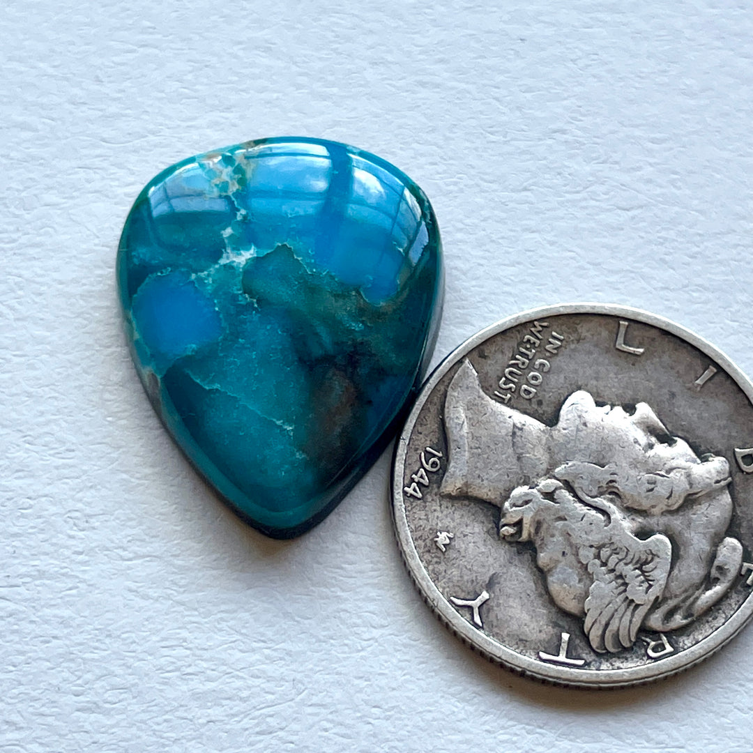 Natural Bisbee Turquoise Cab